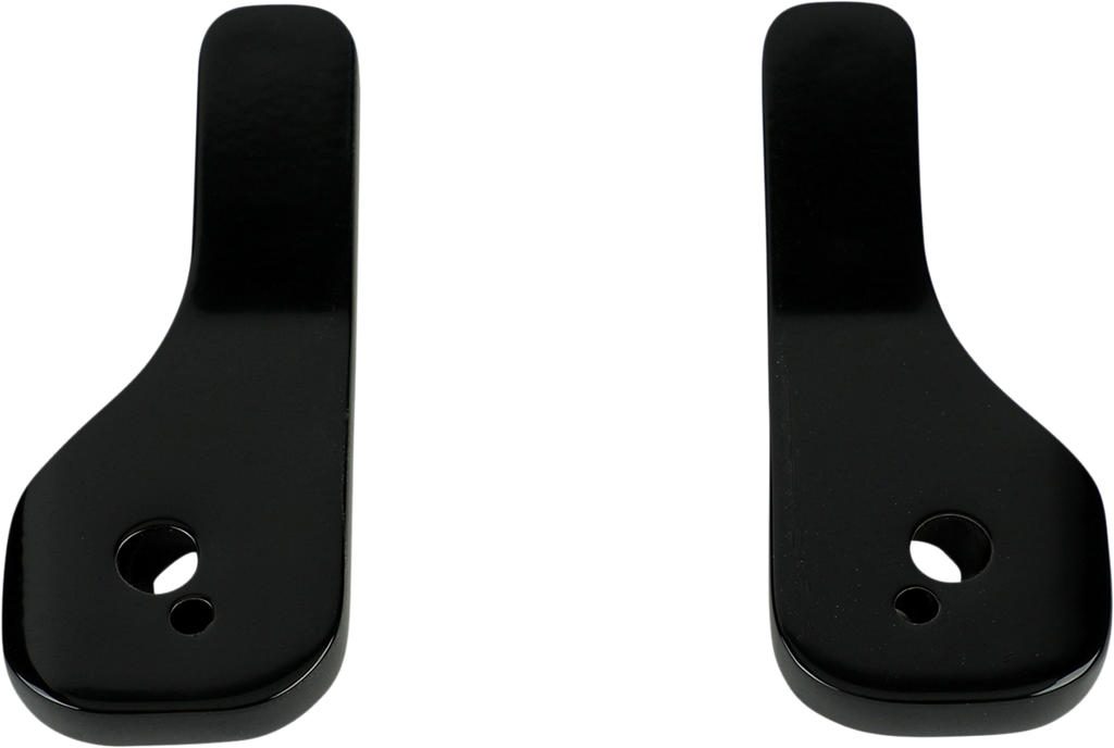LA CHOPPERS Mirror Drop Down Brackets - Brackets / Mirror/Drop Down / Black / Pair 0640-1492
