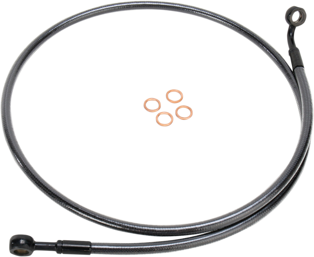 MAGNUM SHIELDING E-Z Align Braided Single Disc Front Brake Line