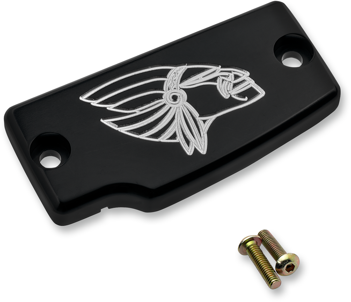 JOKER MACHINE Rear Master Cylinder Cover - Rear Master Cylinder / Warrior / Black 1731-0581