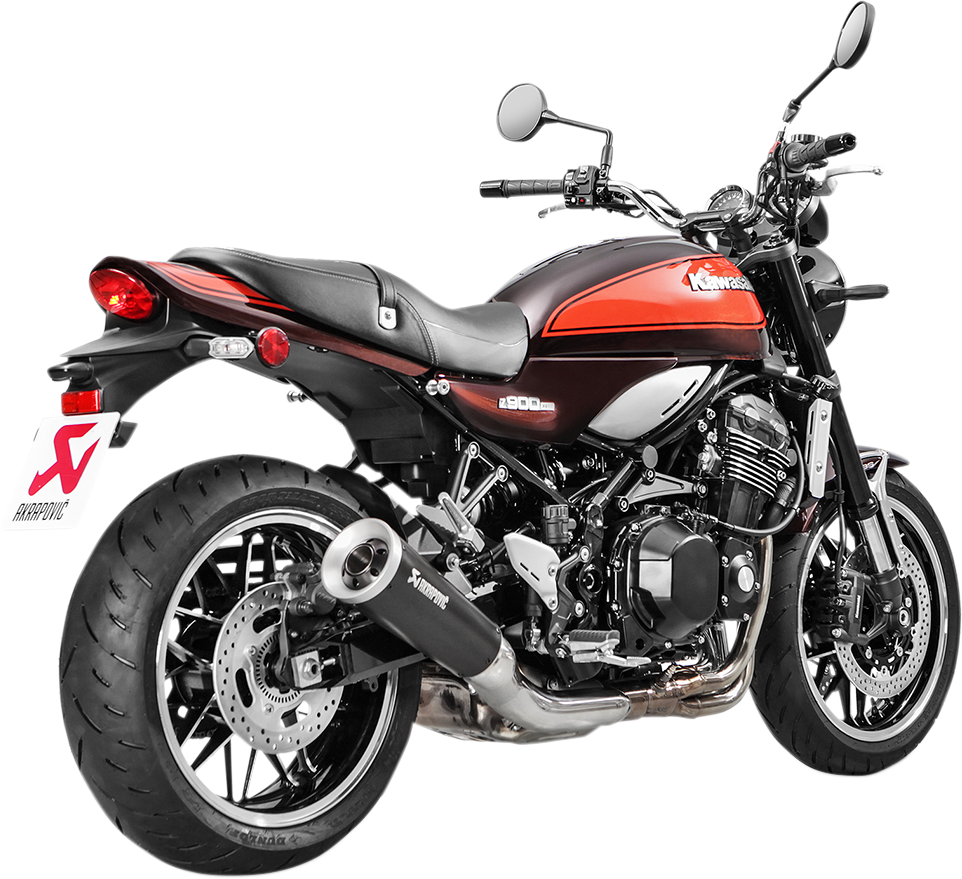 AKRAPOVIC Muffler - Black - Titanium - Z900 RS/Cafe S-K9SO5-HBAVTBL - Kawasaki Z900RS 2018-2026