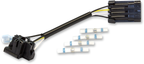J.W. SPEAKER Wire Harness H4 for 7" Round Headlight - Wire Harness / Headlight / H4 / Harley Davidson 2120-0891