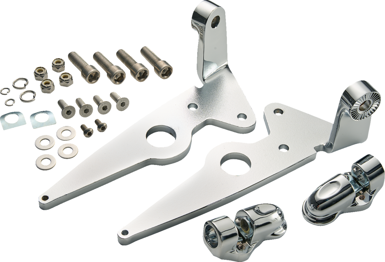 CIRO Highway Peg Mounts - Driver / Chrome / Indian 1624-0399