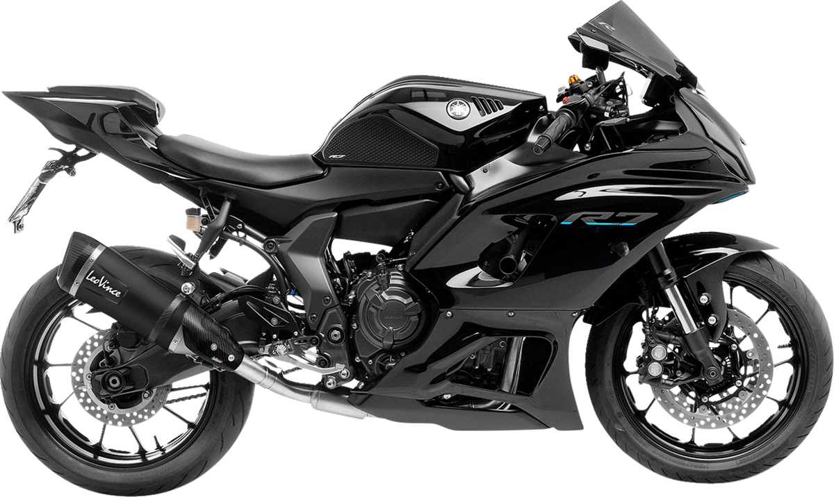 LeoVince Factory S Exhaust System - Black 14405SBU - Yamaha YZF-R7 2021-2024