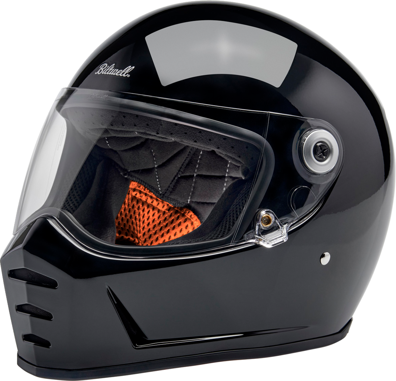 BILTWELL Lane Splitter Helmet - Gloss Black / XS 0101-16685
