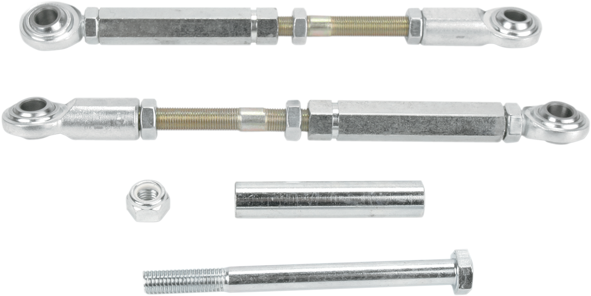 BARON Shock Drop Bracket Lowering Kit - Rear / Lowers 1"-2" / Silver 1304-0190