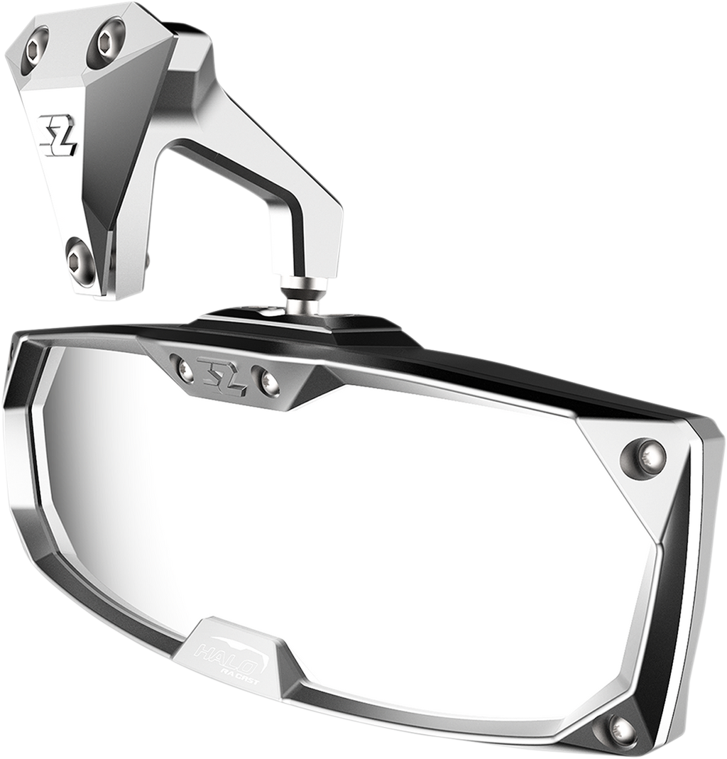 SEIZMIK Halo R Rear View Mirror with Cast Aluminum Bezel - Maverick X3 - Mirror / Halo R / Rear View / Rectangle / Silver / Can Am Maverick X3 0640-1405