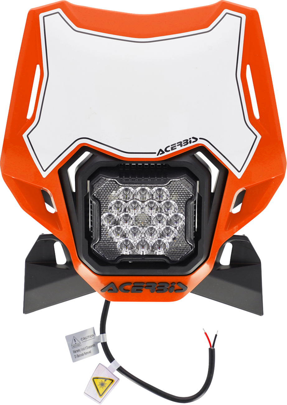 ACERBIS Headlight- VSL Lumen-X - Orange/Black 0520-4382
