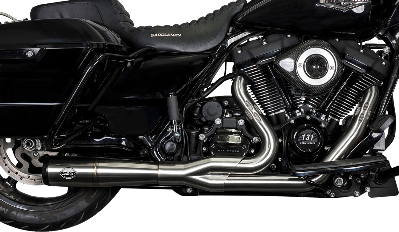 2-into-1 Diamondback Exhaust System - Stainless Steel - Race Only