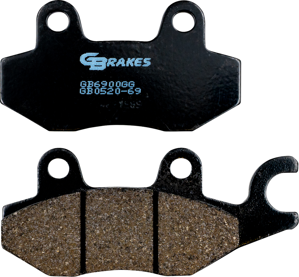 GBRAKES Semi Metallic Brake Pads - Brake Pads / Semi-Metallic/Ceramic / Front/Rear 1721-3731