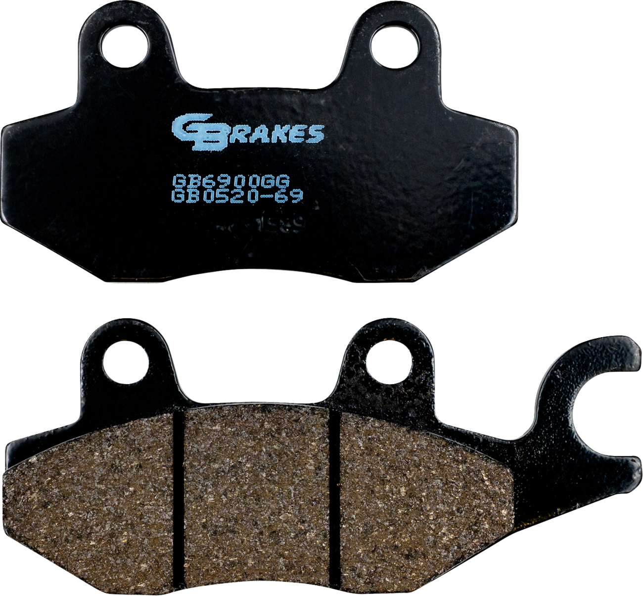 GBRAKES Semi Metallic Brake Pads - Brake Pads / Semi-Metallic/Ceramic / Front/Rear 1721-3731