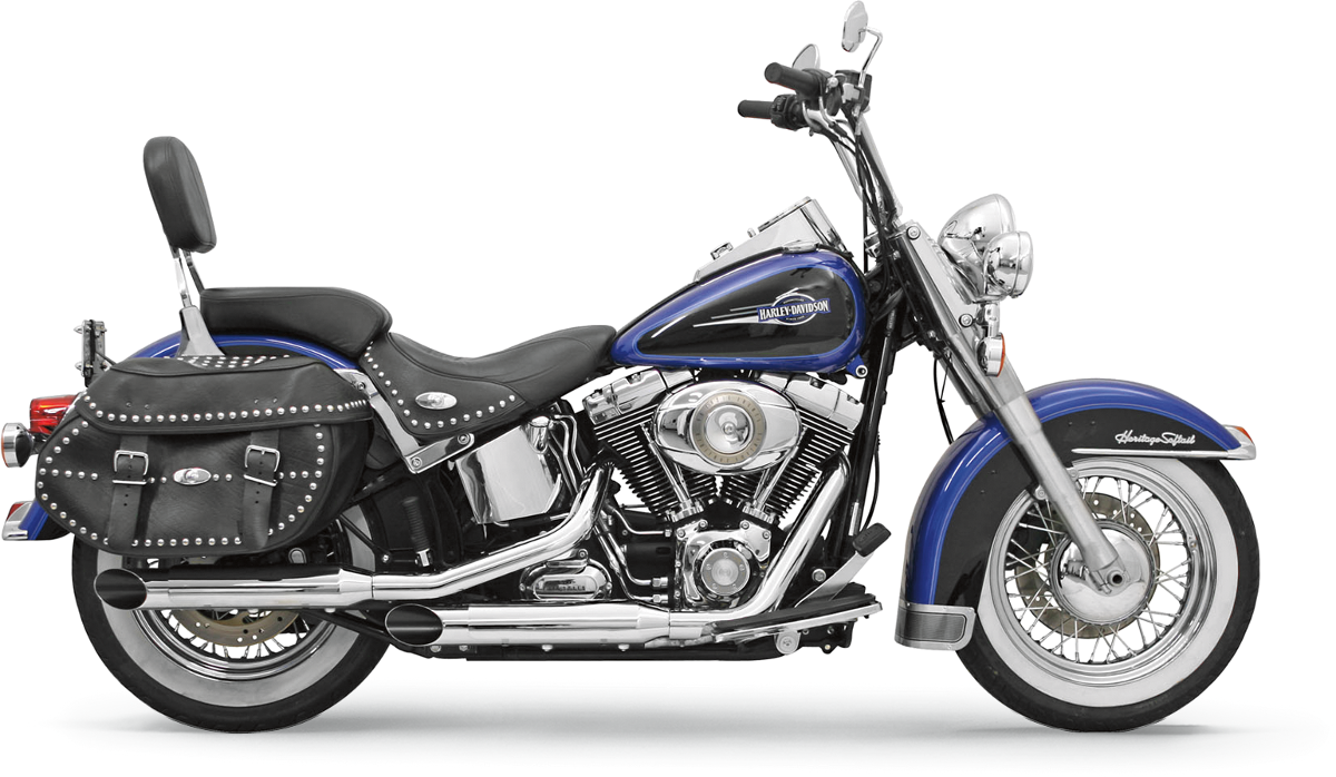 3" Mufflers - Chrome - Bologna - Softail '07-'17
