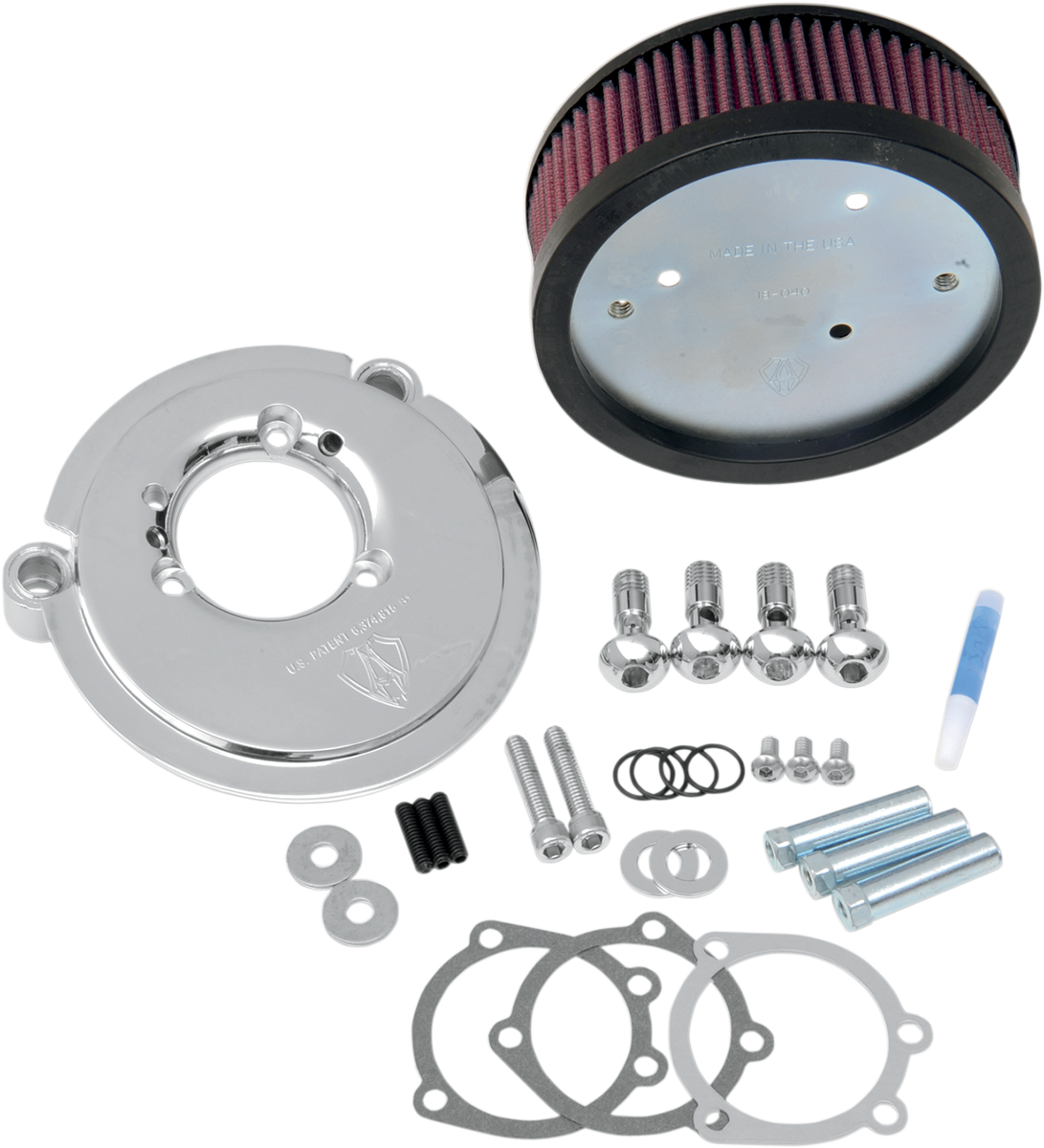 ARLEN NESS Big Sucker™ Air Filter Kit - Chrome / Stage I 1010-0891