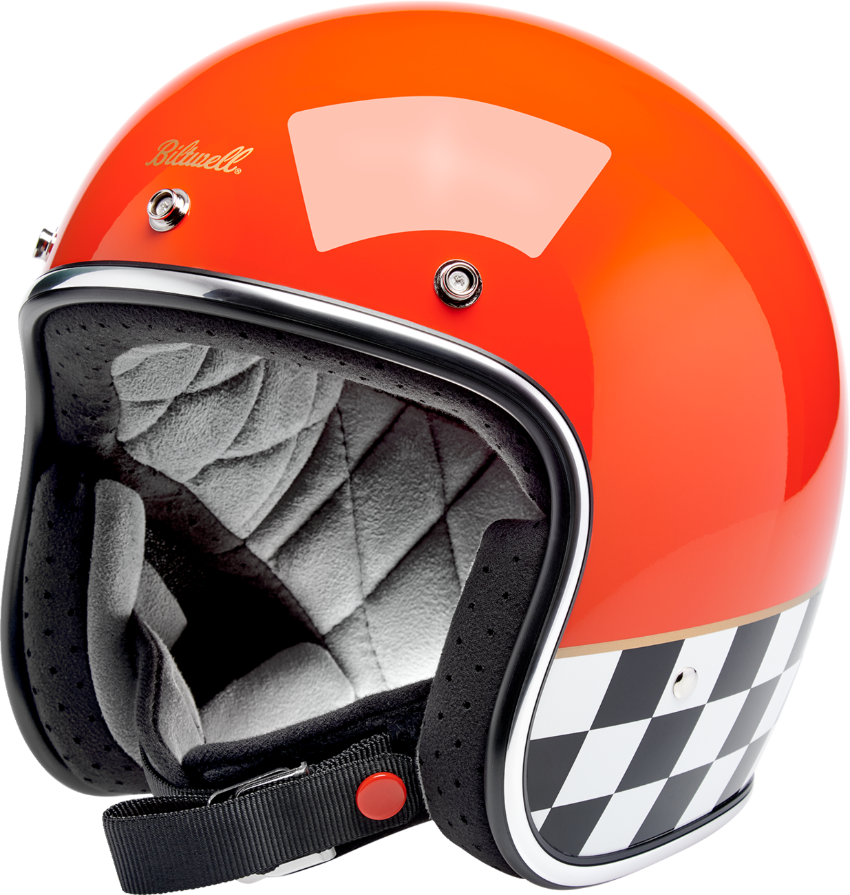 BILTWELL Bonanza Helmet - Competition / Orange / Large 0104-3549