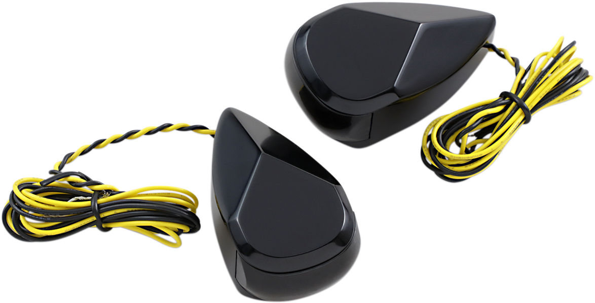 ALLOY ART Turn Signal - Black / Smoke/Amber 2020-1723