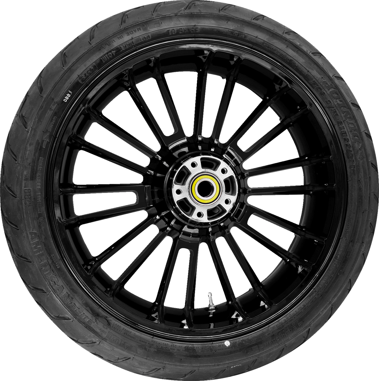 COASTAL MOTO Atlantic Rear Wheel - Black (18") | Dunlop AE Tire (180/55B18)) 0336-0032