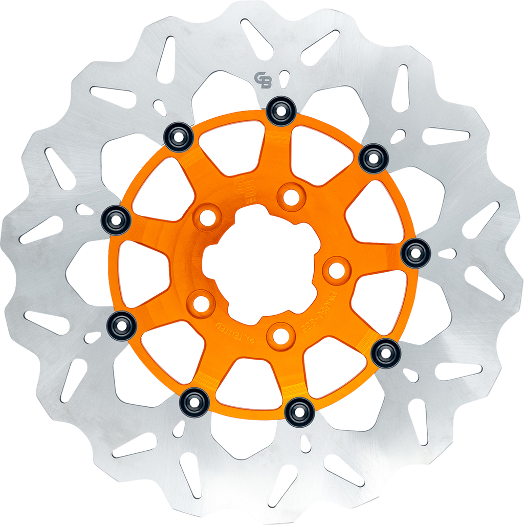 GBRAKES Wave® Brake Rotors - Brake Rotor / Front / Orange 1710-4940