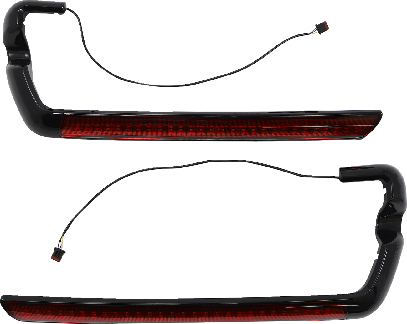 CUSTOM DYNAMICS LED Saddlebag Light - Red / Black 2040-2881