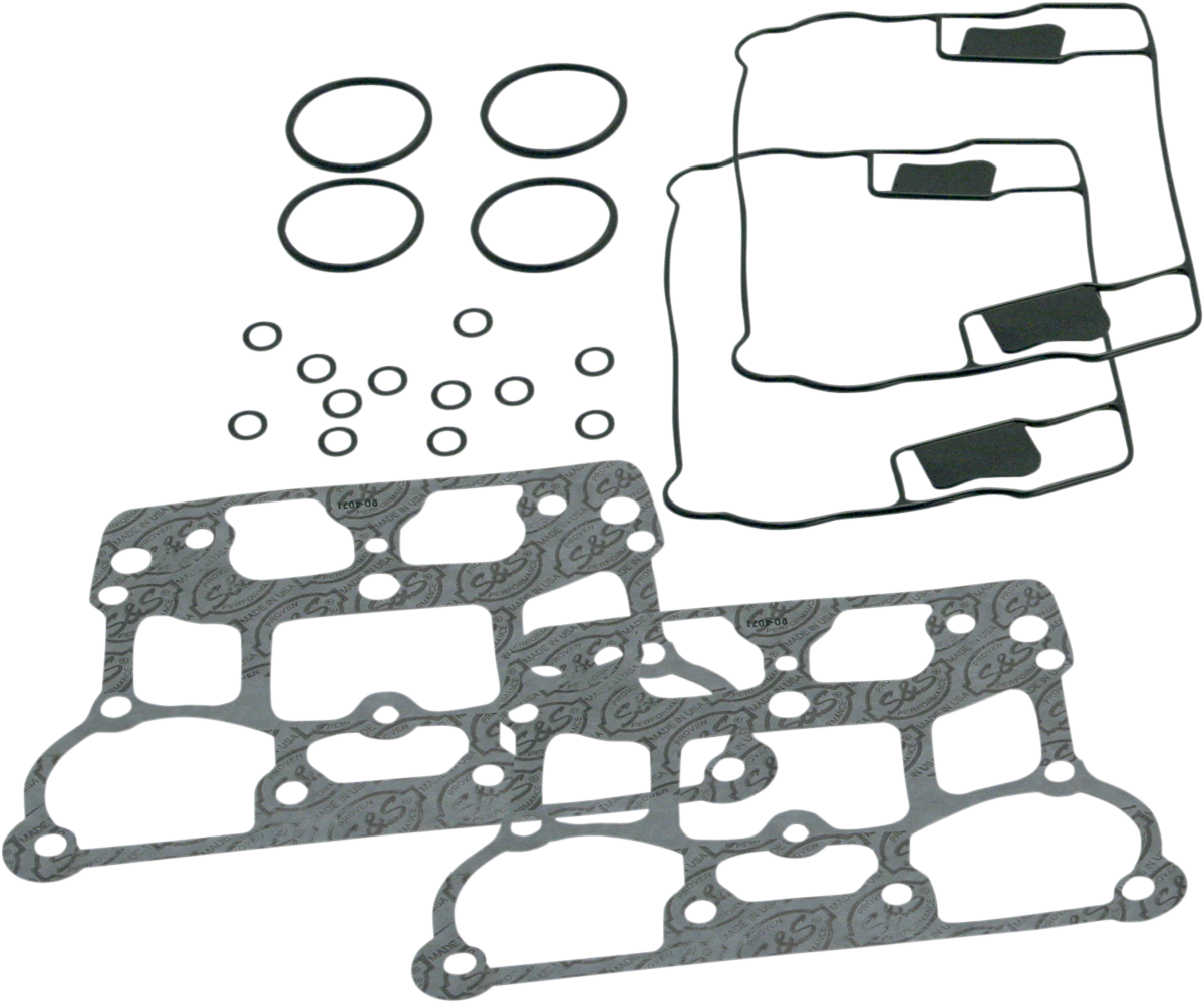S&S CYCLE Rocker Cover Gasket Kit - Rocker Box Gasket Kit / Twin Cam 90-4111