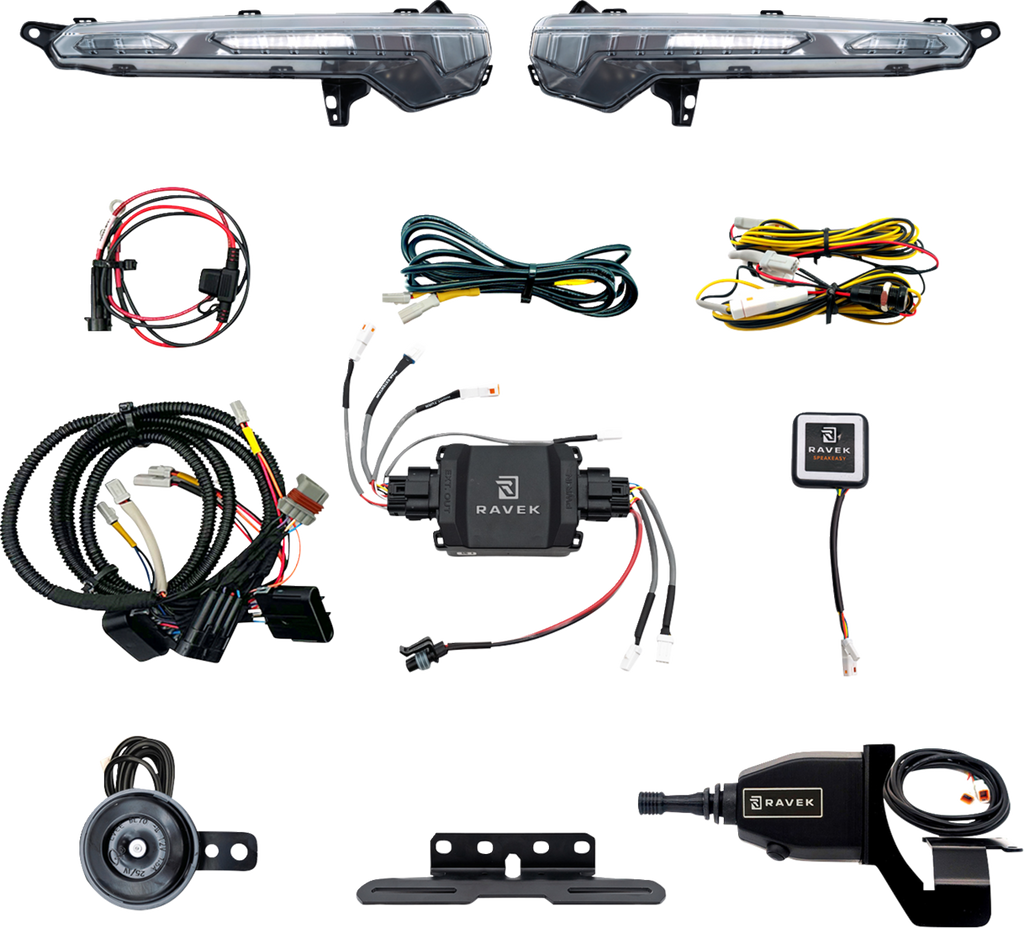 RAVEK Turn Signal Kit – GEN3 Speakeasy™ - Lever - Turn Signal Kit / Signature / Gen3 Speakeasy™ / Can-Am Defender HD11 / Lever 2020-2451