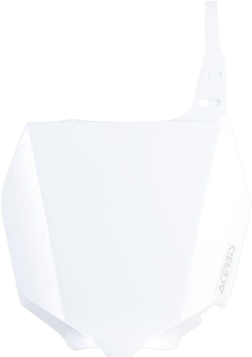 ACERBIS Front Number Plate - White 15-2148-06
