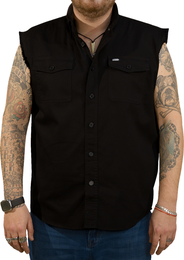 LETHAL THREAT USA Skull Melt Sleeveless Shirt