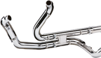 Cobra Powerport Dual Headpipes with Dual Bungs - Black 6253DBRB1