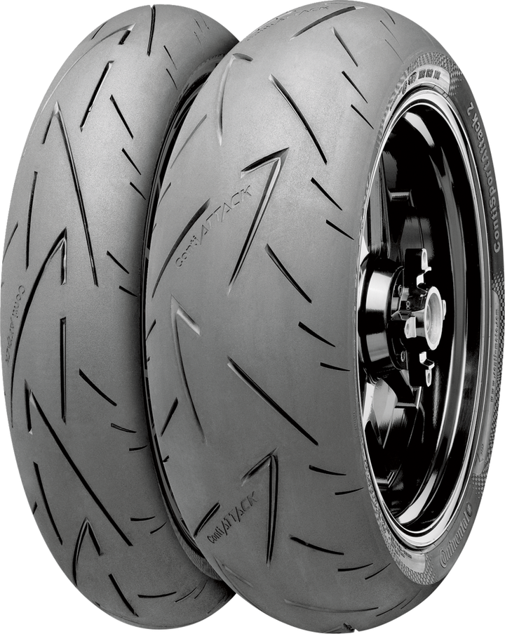 CONTINENTAL Tire - ContiSportAttack 2 / Front / 120/70ZR17 / (58W) 0301-0355