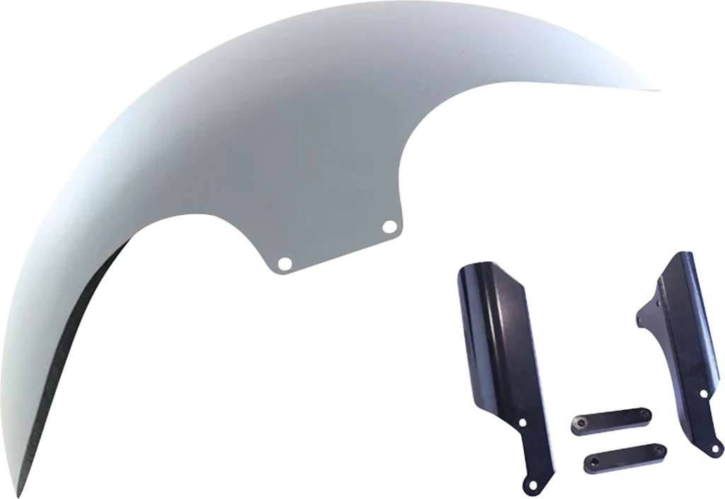 PAUL YAFFE BAGGER NATION Super-Lite Front Fender Kit With Inverted Fork Adapters