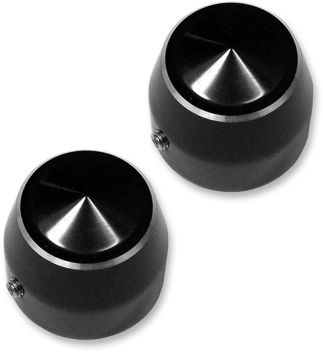 ACCUTRONIX Axle Caps - Elite / Black / 1" / Pair 0214-0824