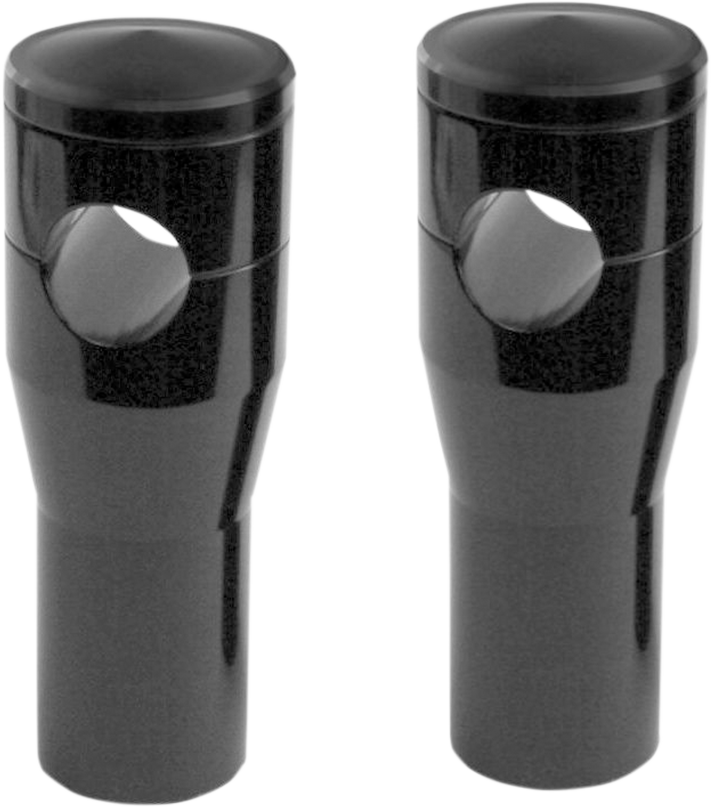ACCUTRONIX Elite Custom Billet Aluminum Risers - Springer / 4" / Black 0602-1205