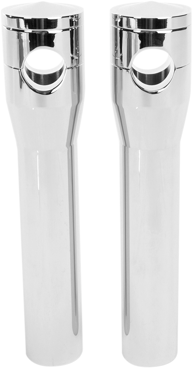ACCUTRONIX Elite Custom Billet Aluminum Risers - Springer / 8" / Chrome DS-290153