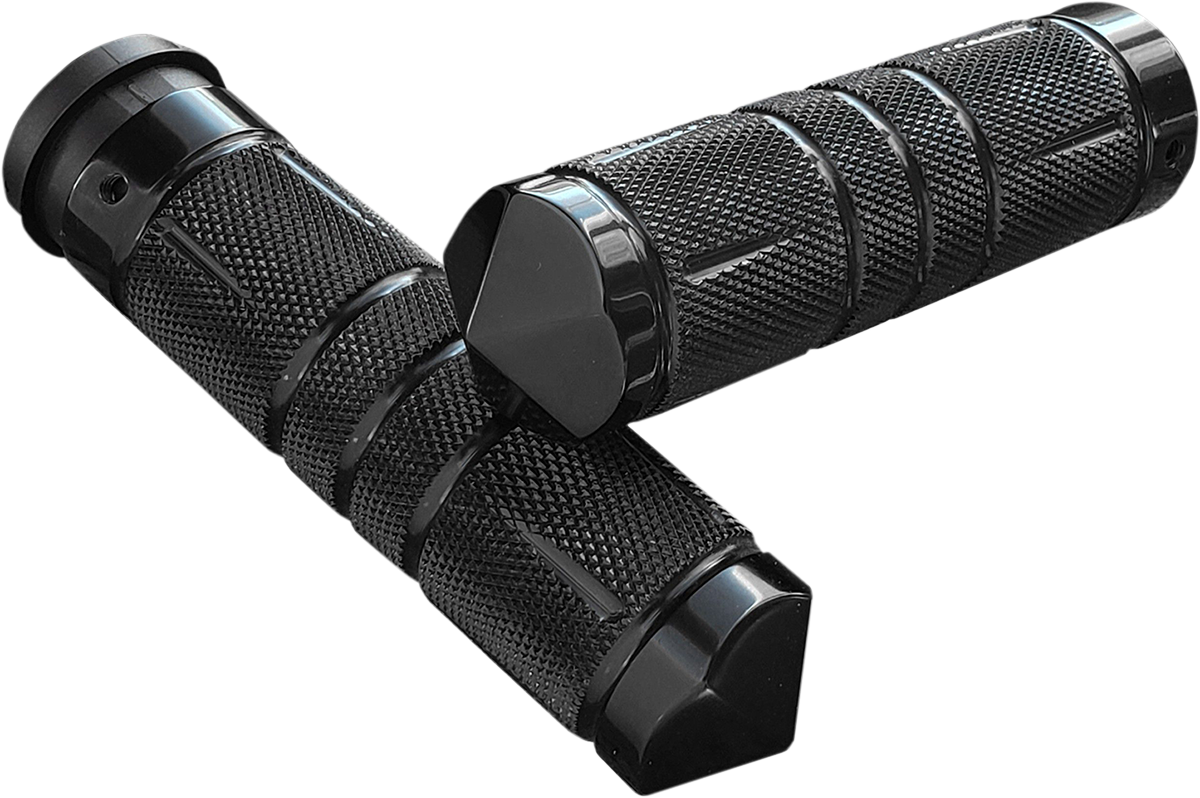 ACCUTRONIX Knurled Diamond Custom Grips - TBW / Black 0630-2788