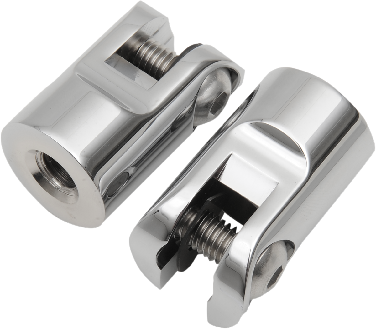 ACCUTRONIX Rear Foot Peg Mounts - Silver / 1/2"-13 1811-2991