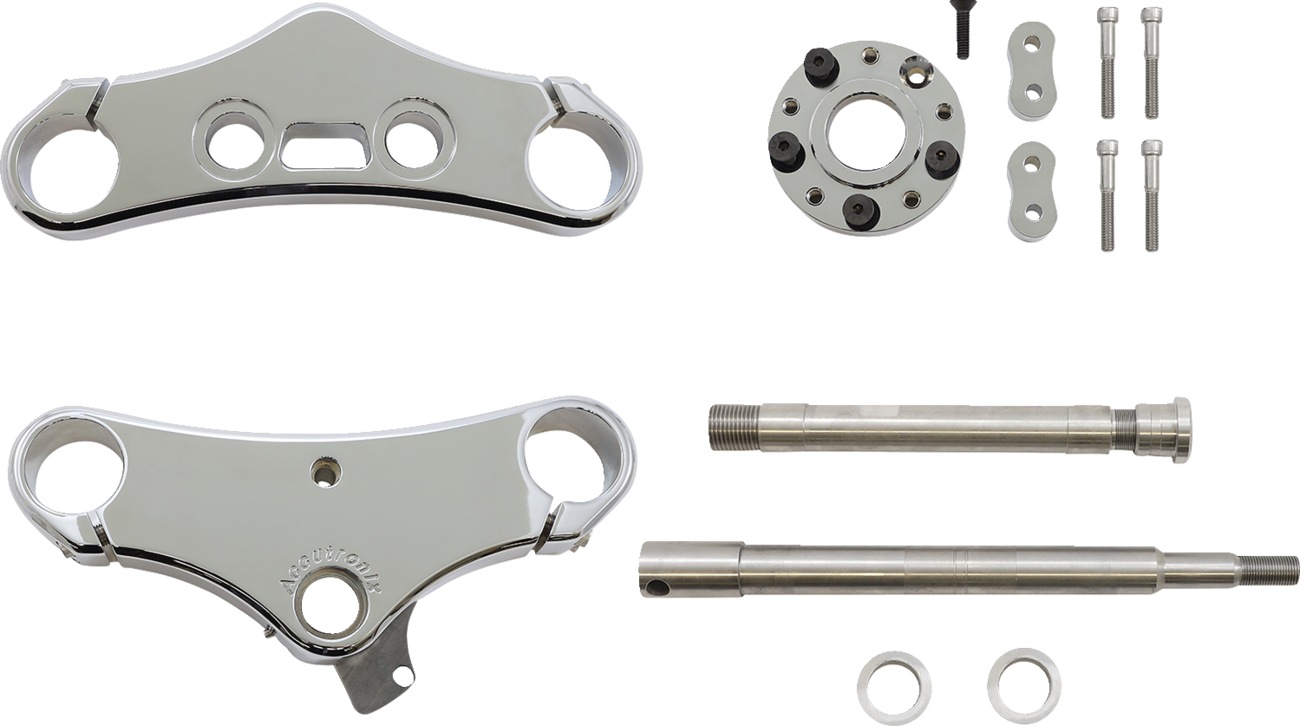 ACCUTRONIX Triple Tree - 49 mm / Chrome / 5° Rake 0408-0269