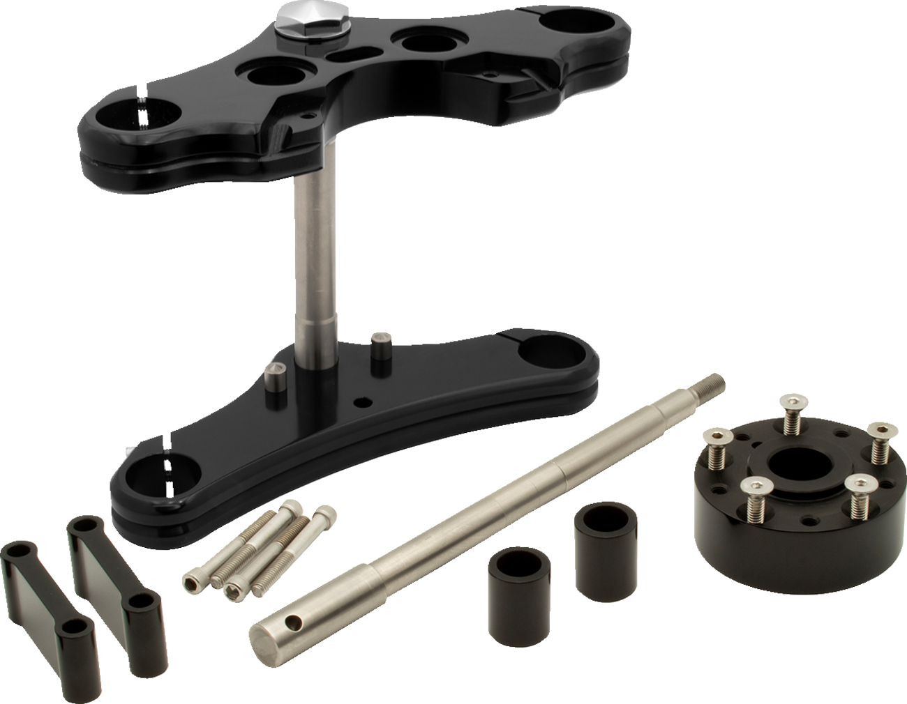 ACCUTRONIX Triple Tree Conversion Kit - 39 mm / Black / 0° Rake / Elite 0408-0466