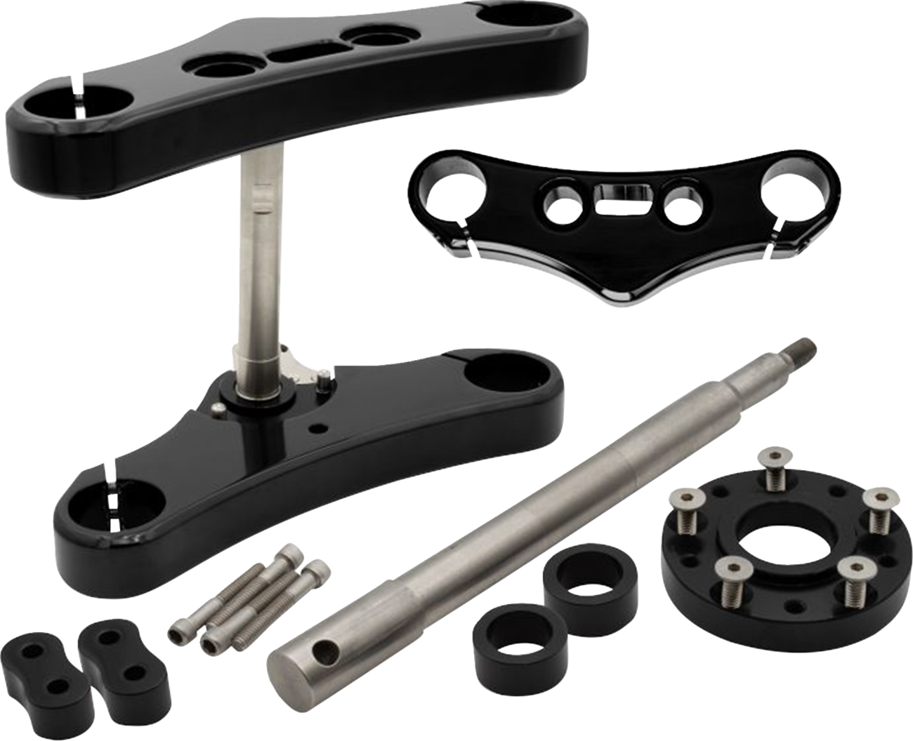 ACCUTRONIX Triple Tree Conversion Kit - 49 mm / Black / 3° Rake / Elite Smooth 0408-0465