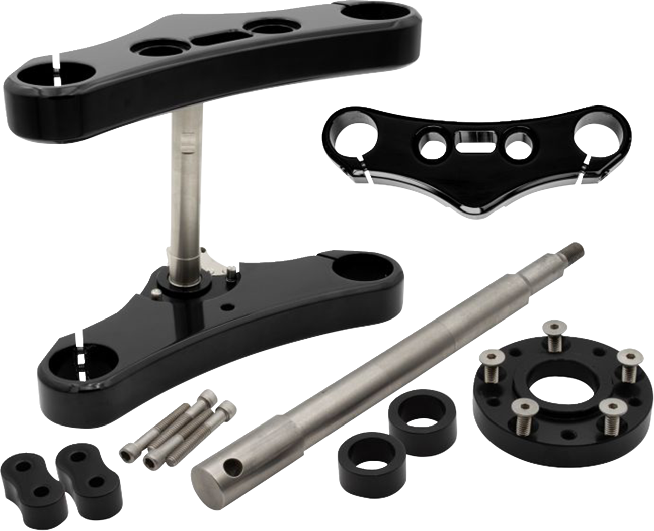 ACCUTRONIX Triple Tree Conversion Kit - 49 mm / Black / 5° Rake / Elite Smooth 0408-0468
