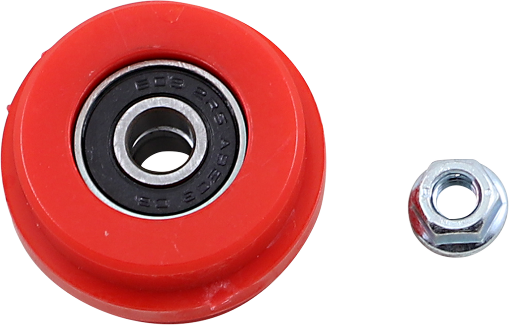 T.M. DESIGNWORKS Chain Roller - Red / Honda 1231-1415