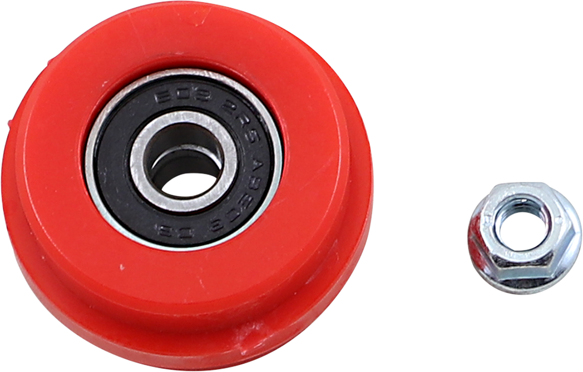 T.M. DESIGNWORKS Chain Roller - Red / Honda 1231-1415