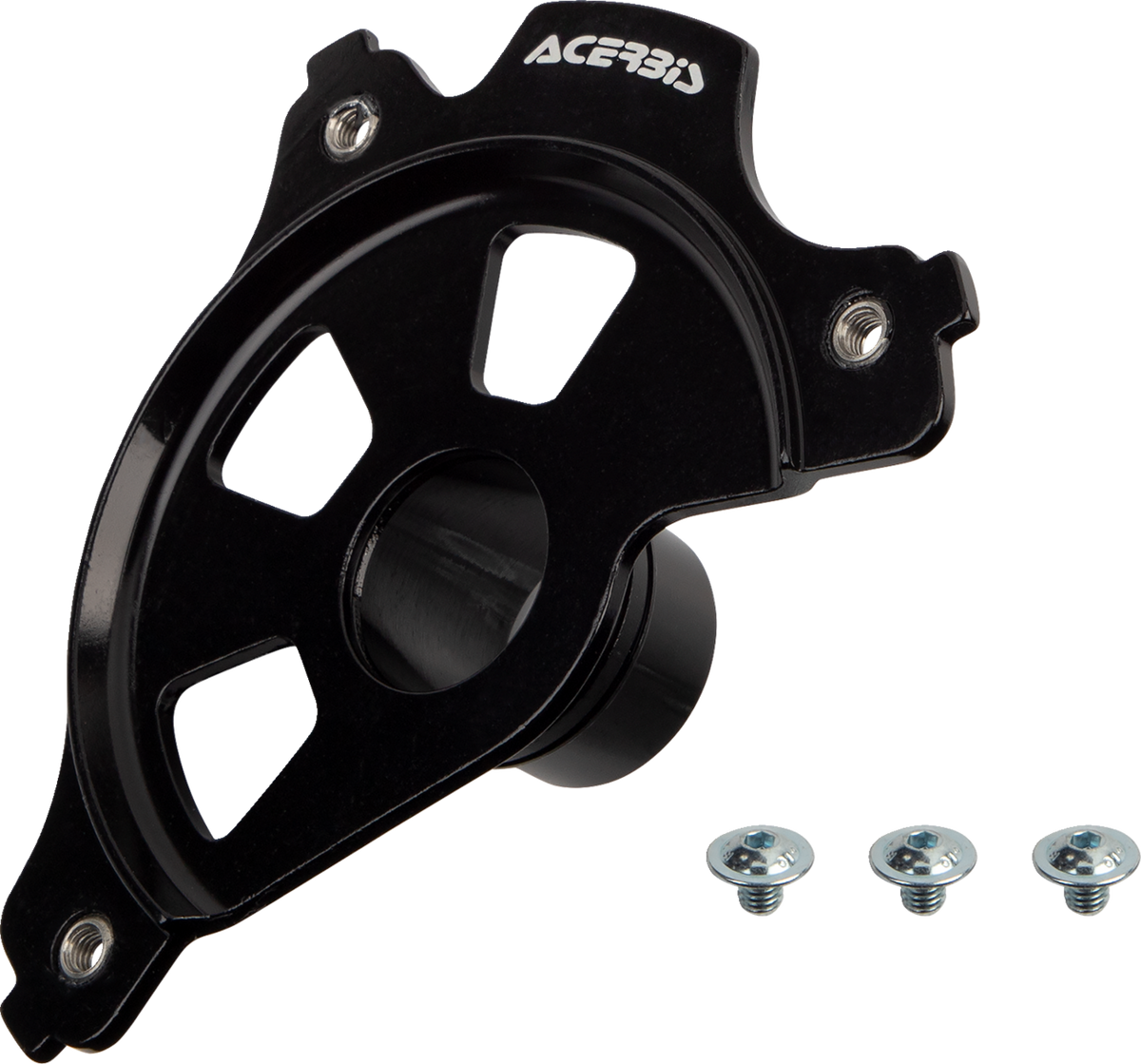 ACERBIS Disc Cover Mount - Black / 26 mm Axle / Husqvarna | KTM '04-'15 0520-3865