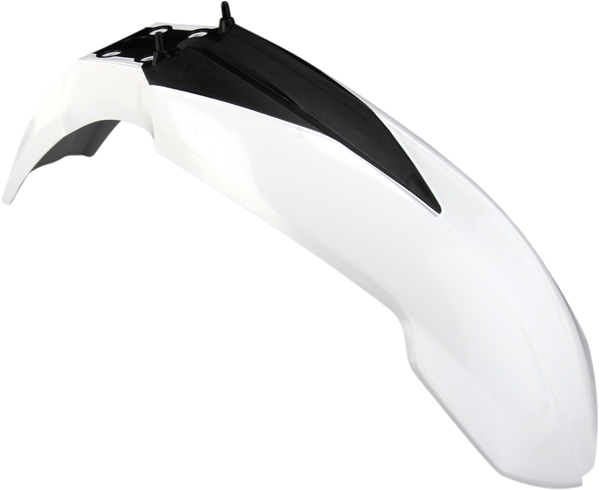 ACERBIS Front Fender - White/Black / KTM / EX/SX/XC '07-'13 1403-0693