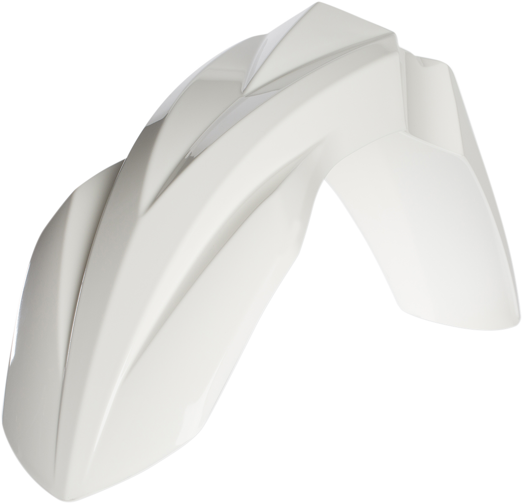 ACERBIS Front Fender - White / Kawasaki / KX '18-'25 1403-2396