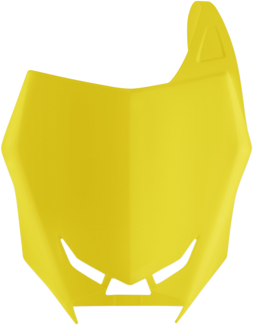 ACERBIS Front Number Plate - '02 RM Yellow 0520-2355