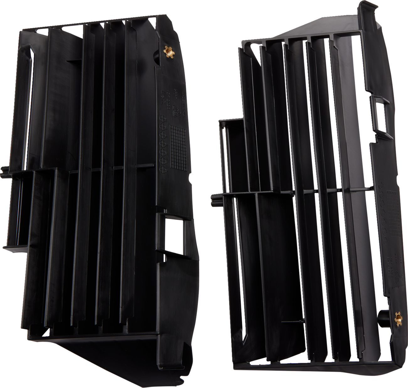 ACERBIS Radiator Louvers - Black / Yamaha / YZ/WR '23-'26 0520-3849
