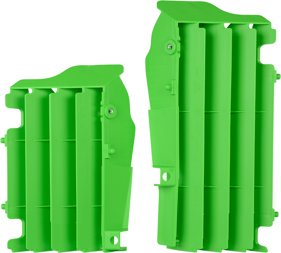 ACERBIS Radiator Louvers - Green / Kawasaki / KX '16-'24 0520-2939