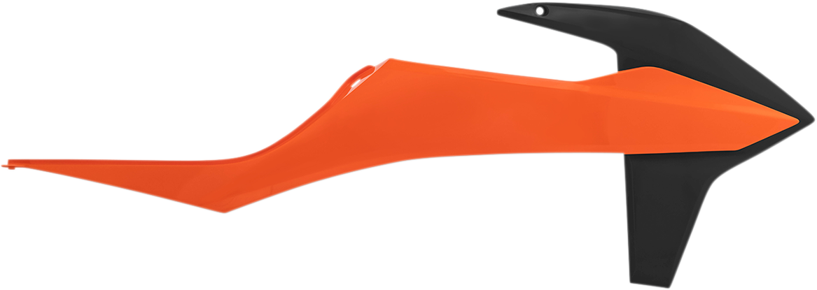 ACERBIS Radiator Shroud - Black/Orange OEM '16 / KTM / EX/SX/XC '19-'23 0520-2991