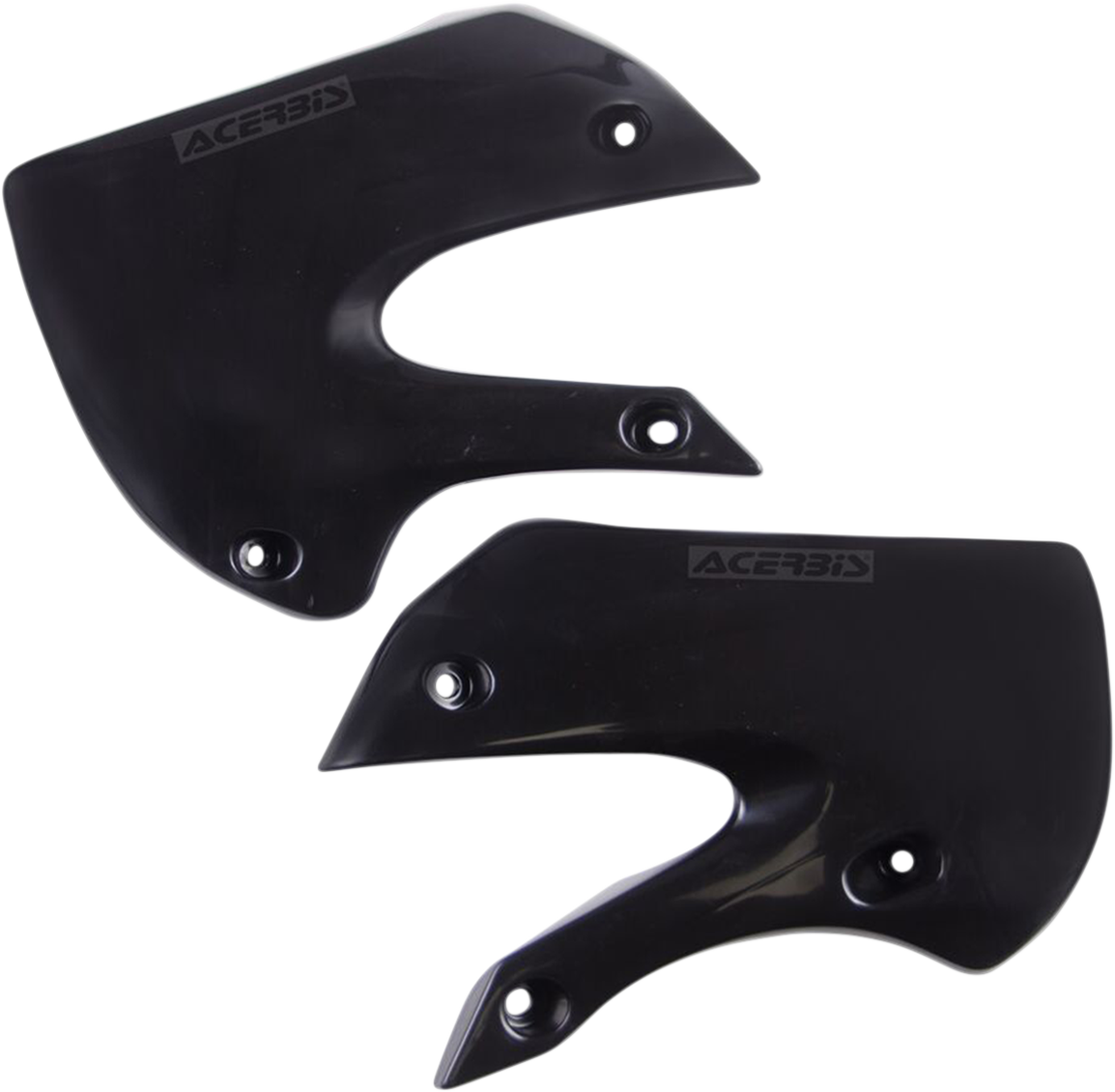 ACERBIS Radiator Shrouds - Black / Kawasaki | Suzuki '00-'25 15-9197-05