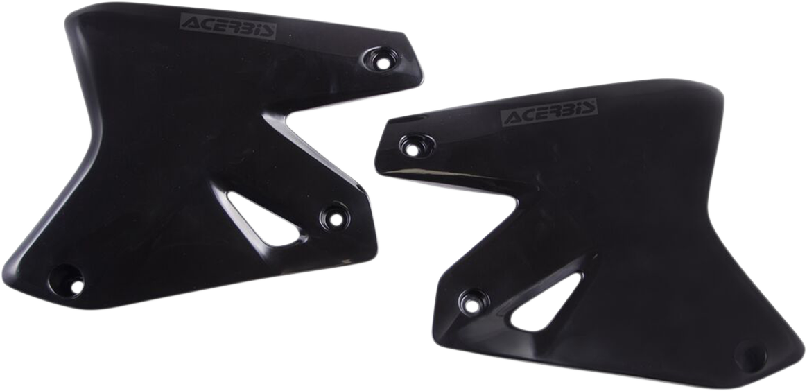 ACERBIS Radiator Shrouds - Black / Kawasaki | Suzuki / KLX | DRZ '00-'24 15-9187-05