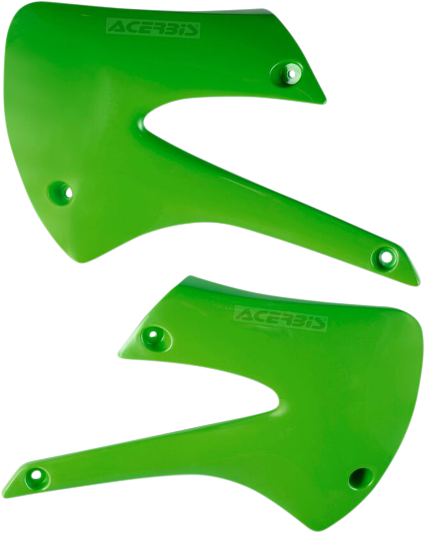 ACERBIS Radiator Shrouds - Green / Kawasaki | Suzuki / KX | RM '01-'13 15-9195-03