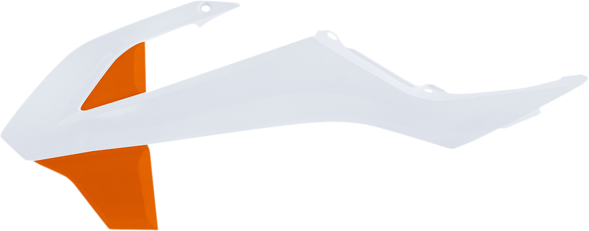 ACERBIS Radiator Shrouds - OEM White '20/OEM Orange '16 / Gas Gas | KTM / MC/SX '18-'25 0520-3906